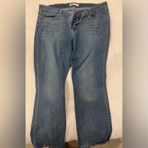 Signature by Levi Strauss Blue Straight Leg Jeans Size 20W Short